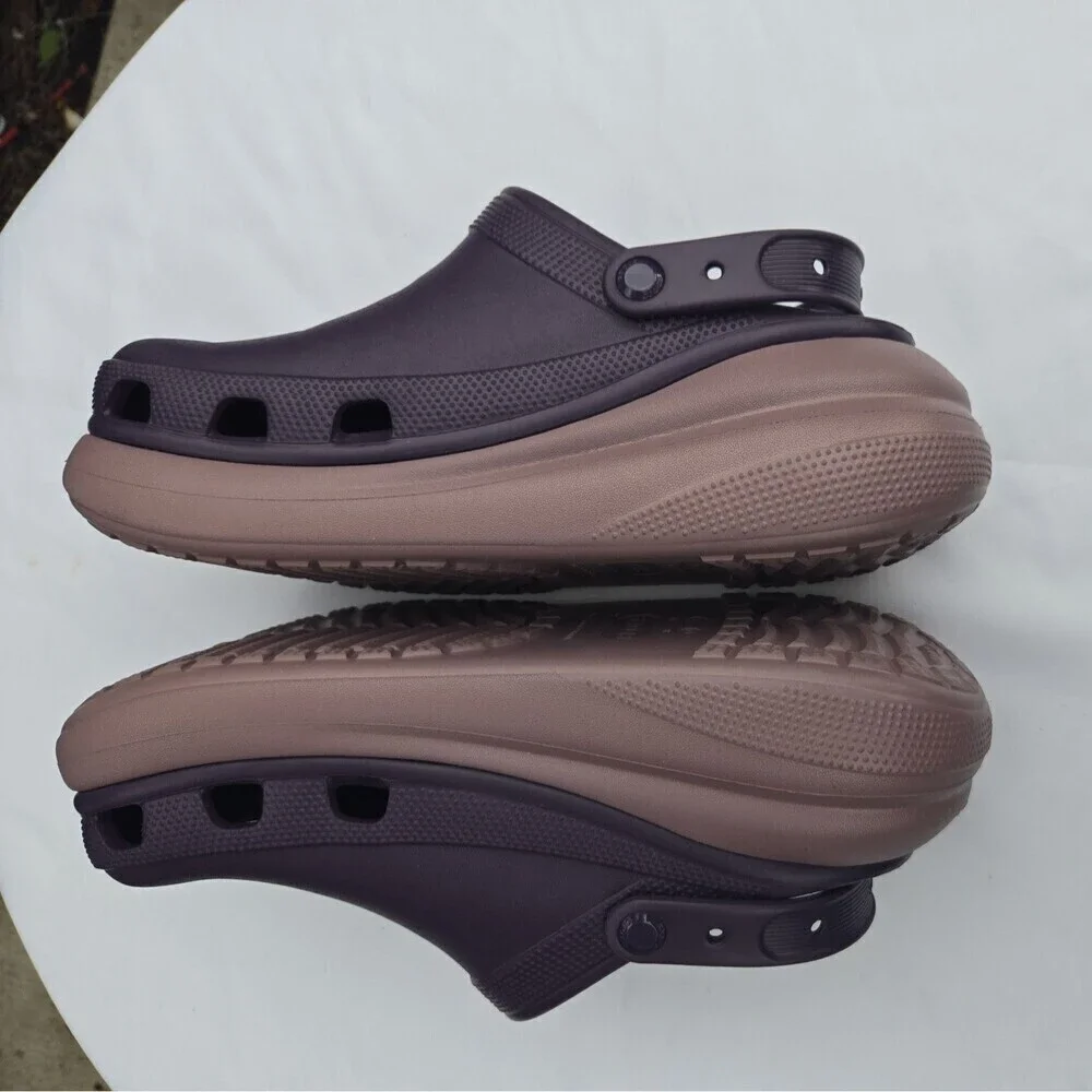 Crocs Crush Clog Dark Iris Multi Slip On Casual Platform Sandal M10 W12